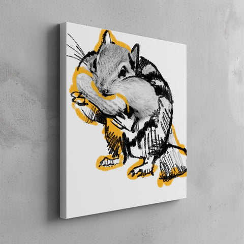 Quadro canvas chipmunk