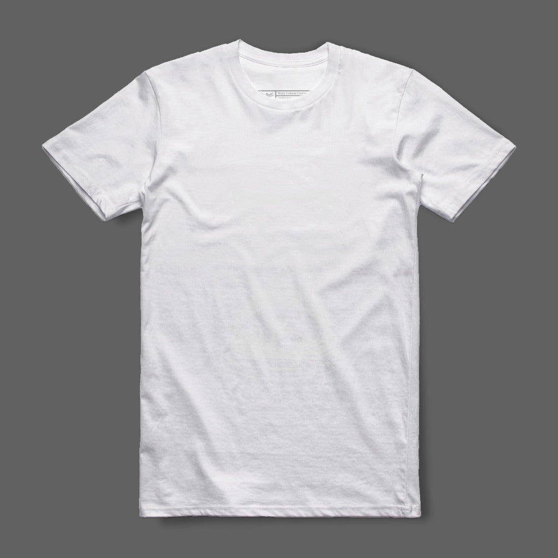 Classic White Crew Neck Short Sleeve T-shirt product