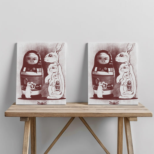 Quadro canvas Rabbit