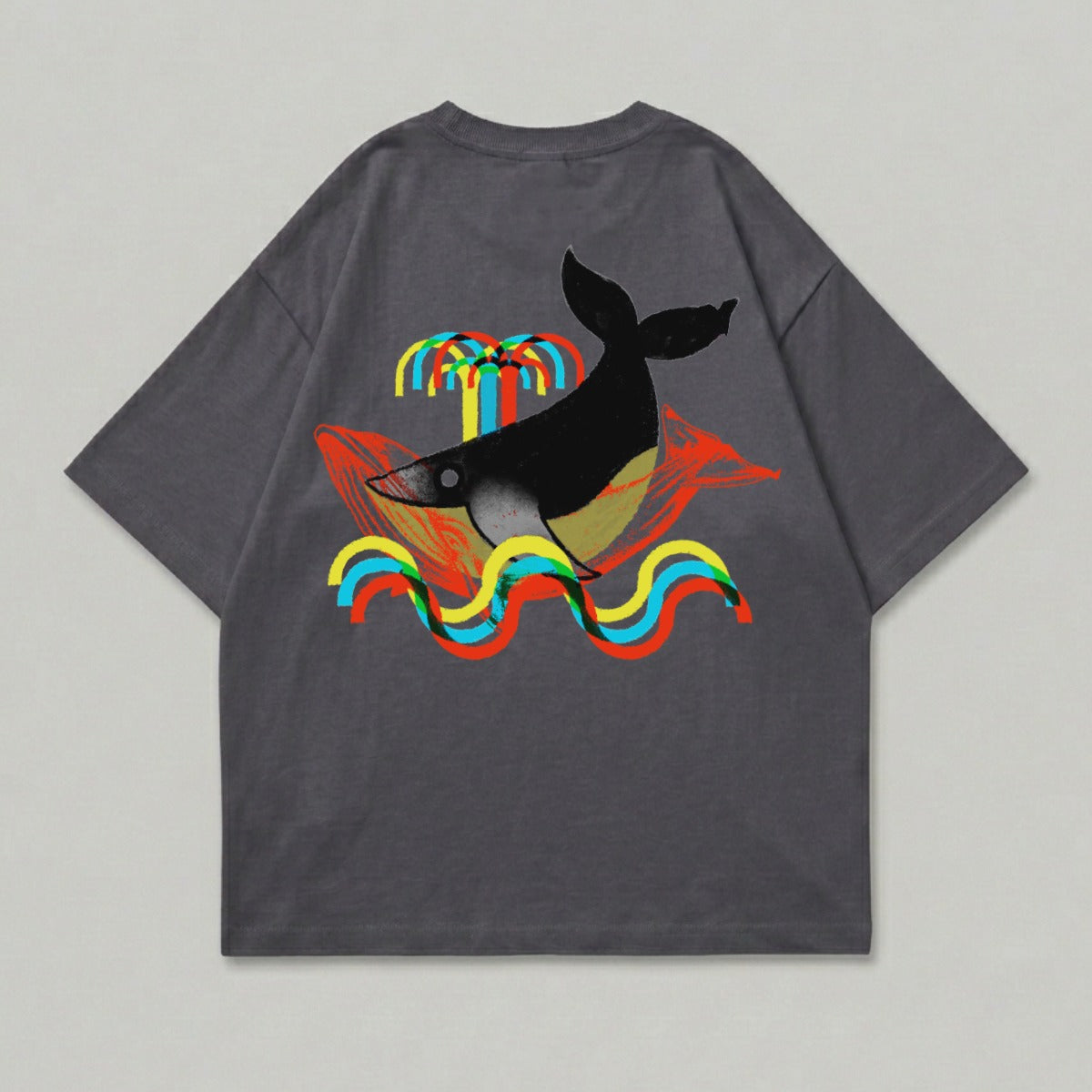 Glitch Whale Rainbow Palm Tree Waves product type