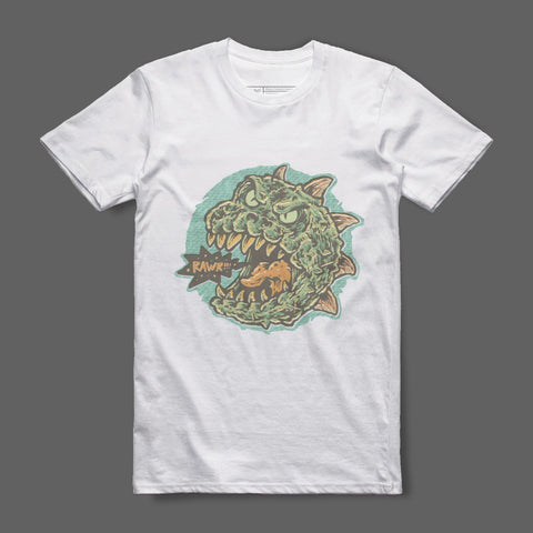 Monster Graphic RAAWR T-shirt with Cool Design