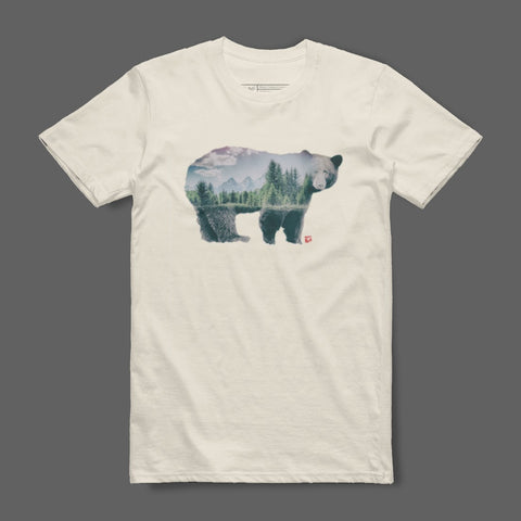 Bear Nature Scenic Graphic Tee