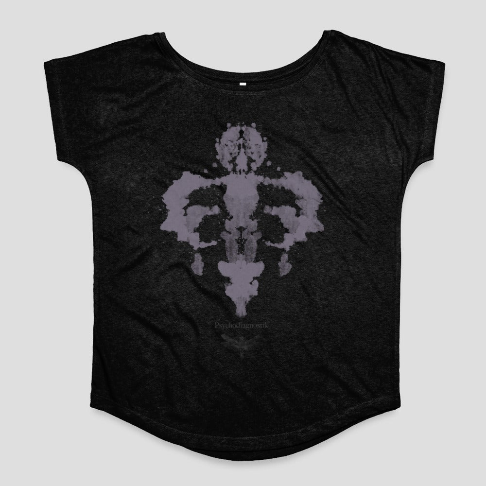 Abstract Inkblot Black Women's T-Shirt