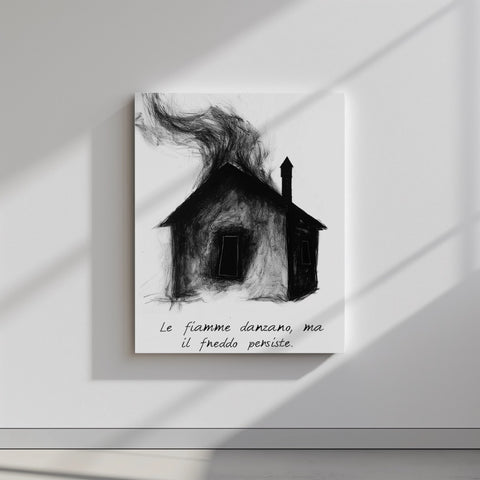 Quadro canvas le-fiamme