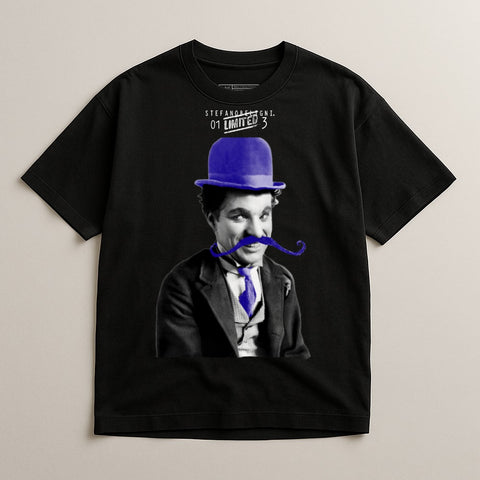 Unique Graphic Tee with Purple Hat Design Shirt