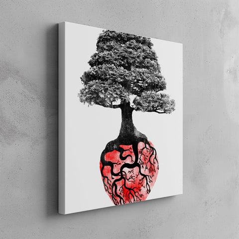 Quadro canvas Bonsai Heart