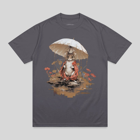 Adorable Mouse Umbrella Red Cloak Rainy Scene product type