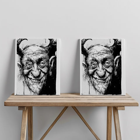 Quadro canvas diavle