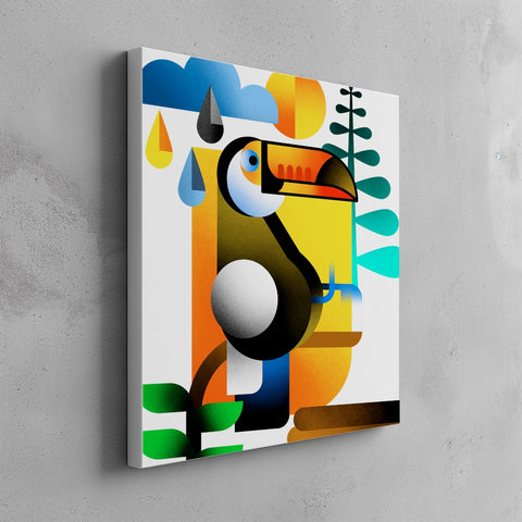 Quadro canvas tucano