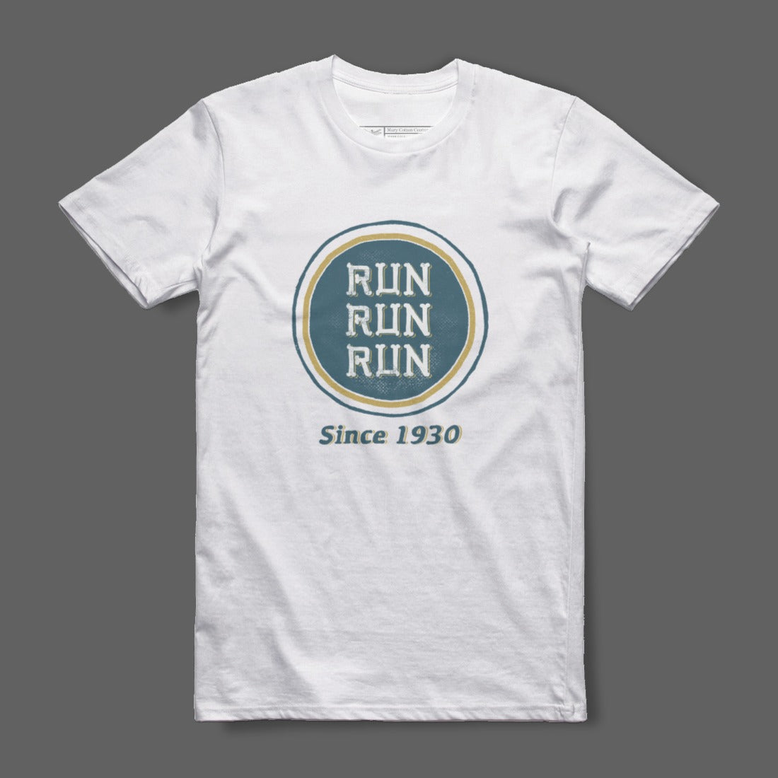 RUN RUN RUN Since 1930 printed T-shirt product