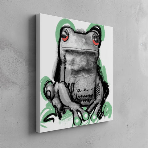 Quadro canvas greenfrog