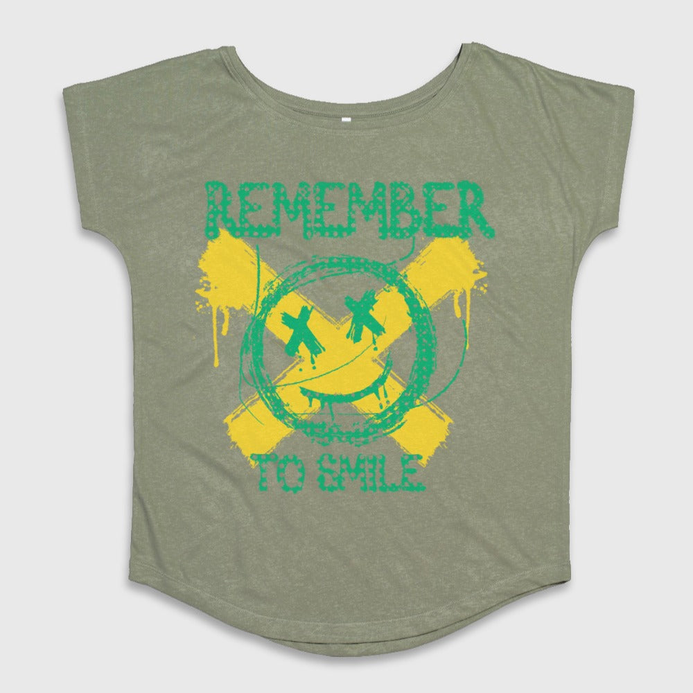 Remember to Smile Printed Graphic T-shirt
