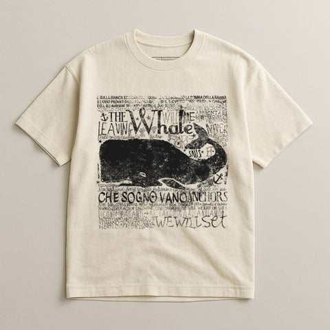 T-shirt uomo oversize Whale 2Life