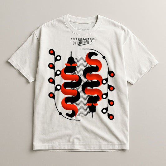 Limited Edition Graphic Tee with Unique Art Design