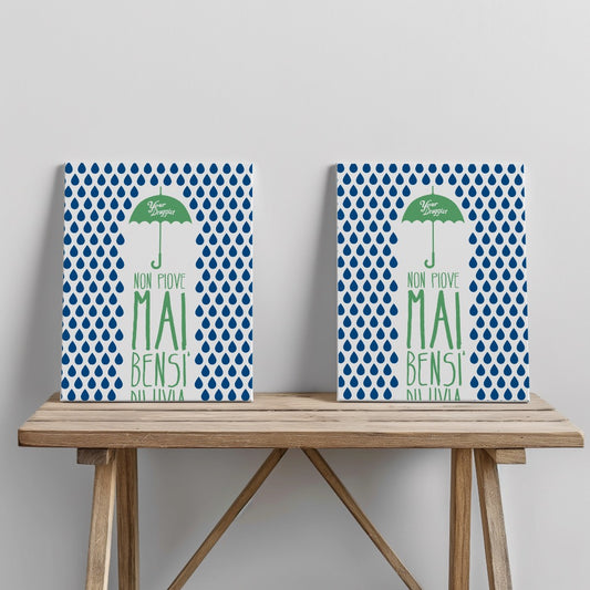Quadro canvas Piove