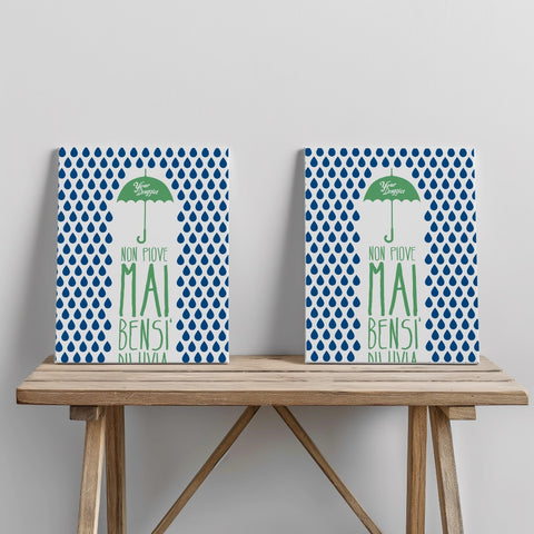 Quadro canvas Piove