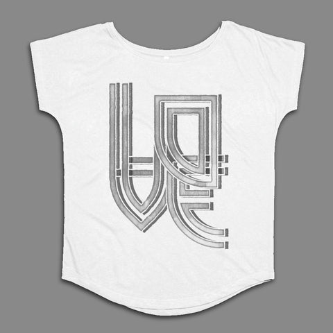 Abstract Love Graphic Print Short Sleeve T-Shirt
