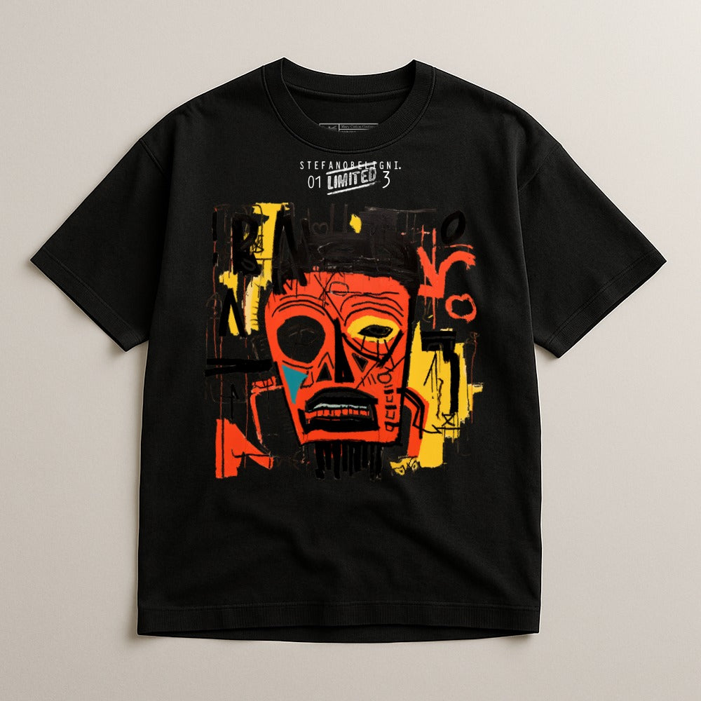 Vibrant Abstract Design Graphic Tee Shirt