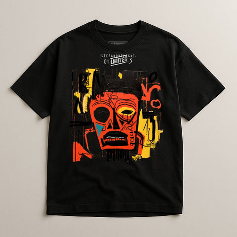 Vibrant Abstract Design Graphic Tee Shirt