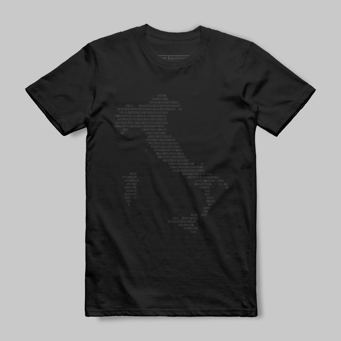 Stylish Black T-Shirt with Italy Map Design Product
