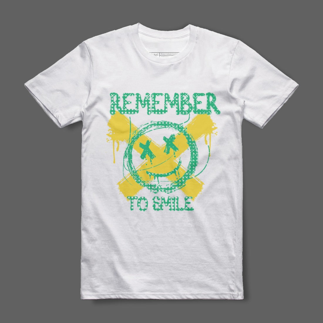 Remember to Smile Graphic T-Shirt for Stylish Apparel