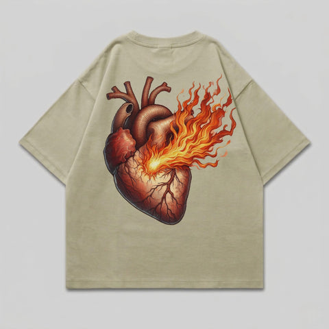 Ignited Anatomical Heart Design Khaki product type
Heart Graphic
Burning Heart
Fiery Heart
Flaming Heart
Anatomical Heart
Khaki Design
Beige Graphic
Streetwear Art
Graphic T Shirt
Edgy Print
Illustration Style
Aesthetic Design
Fire Motif
Flame Graphic
Passion Design
Unique Art
Artistic Graphic
Creative Design
Love Symbol
Warm Tones