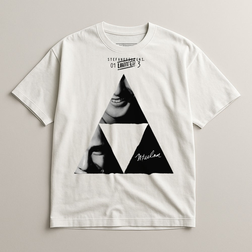 Artistic Monochrome Geometric Limited 3 Print Shirt