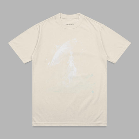 Ethereal Figure Umbrella Dreamy Abstract White Print product type