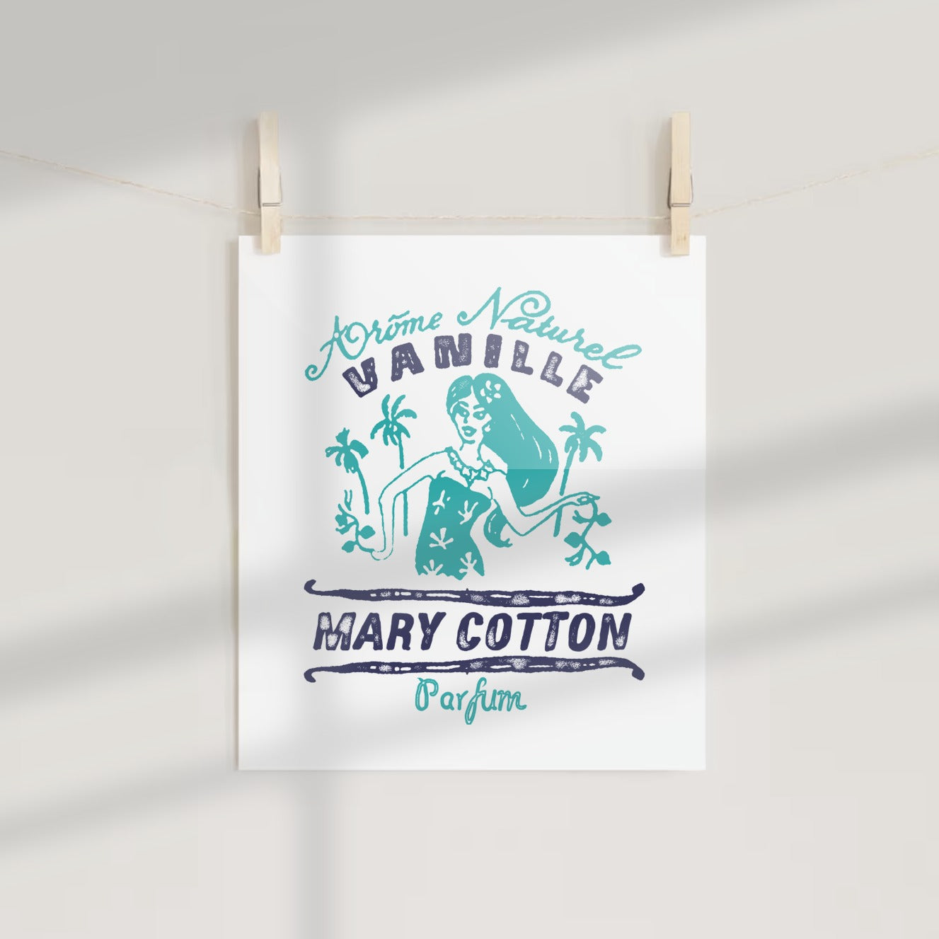 Arôme Naturel Vanille Parfum Mary Cotton poster