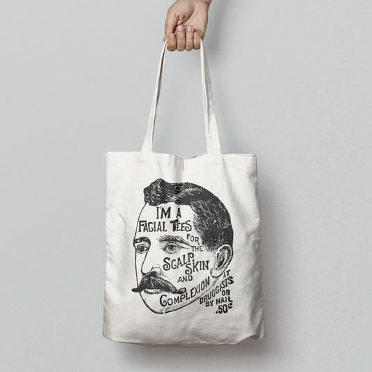 I'm a Facial Tees for Scalp Skin Complexion Tote Bag