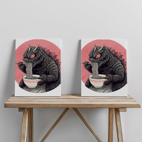 Quadro canvas ramenzilla