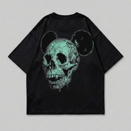 Dark Green Skull Mickey Ears Dripping Horror product type