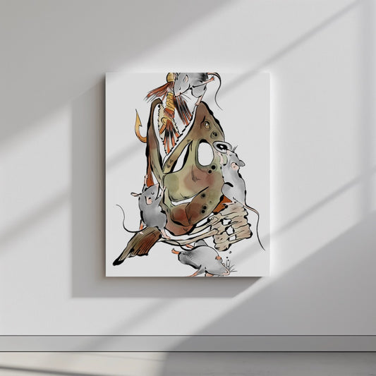 Quadro canvas il-banchetto