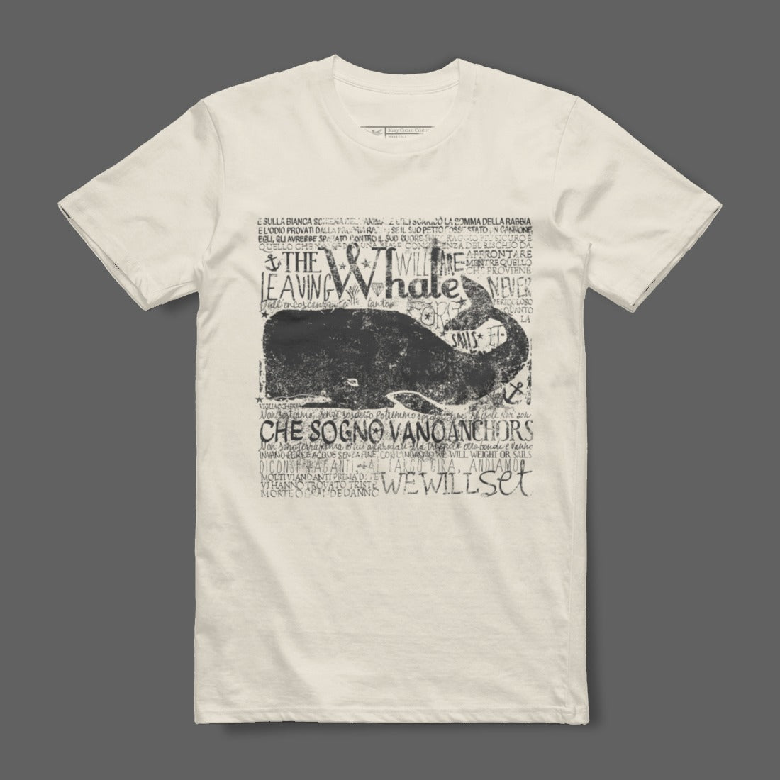 Whale Graphic Print Comfortable Casual T-Shirt