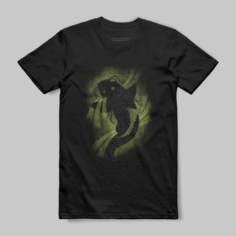Dark Koi Fish Graphic Design T-Shirt Unisex Top