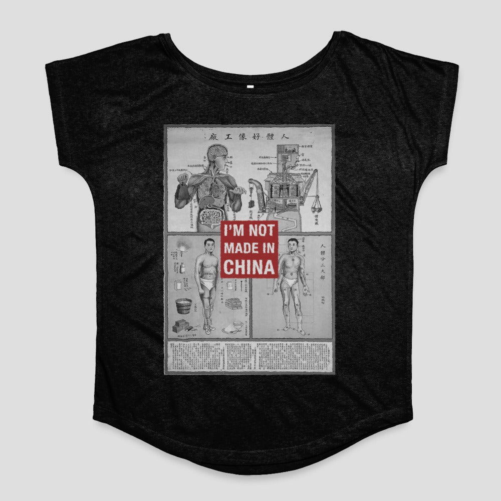 I'm Not Made In China Anatomical Diagram T-Shirt