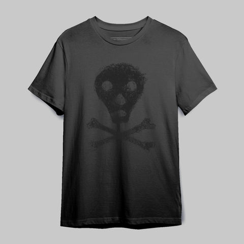 Skull and Crossbones Graphic Black T-Shirt