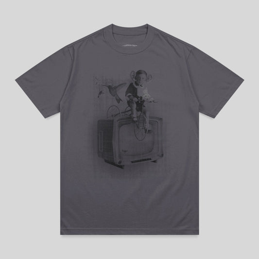 Child bicycle television hummingbird vintage graphic print product type