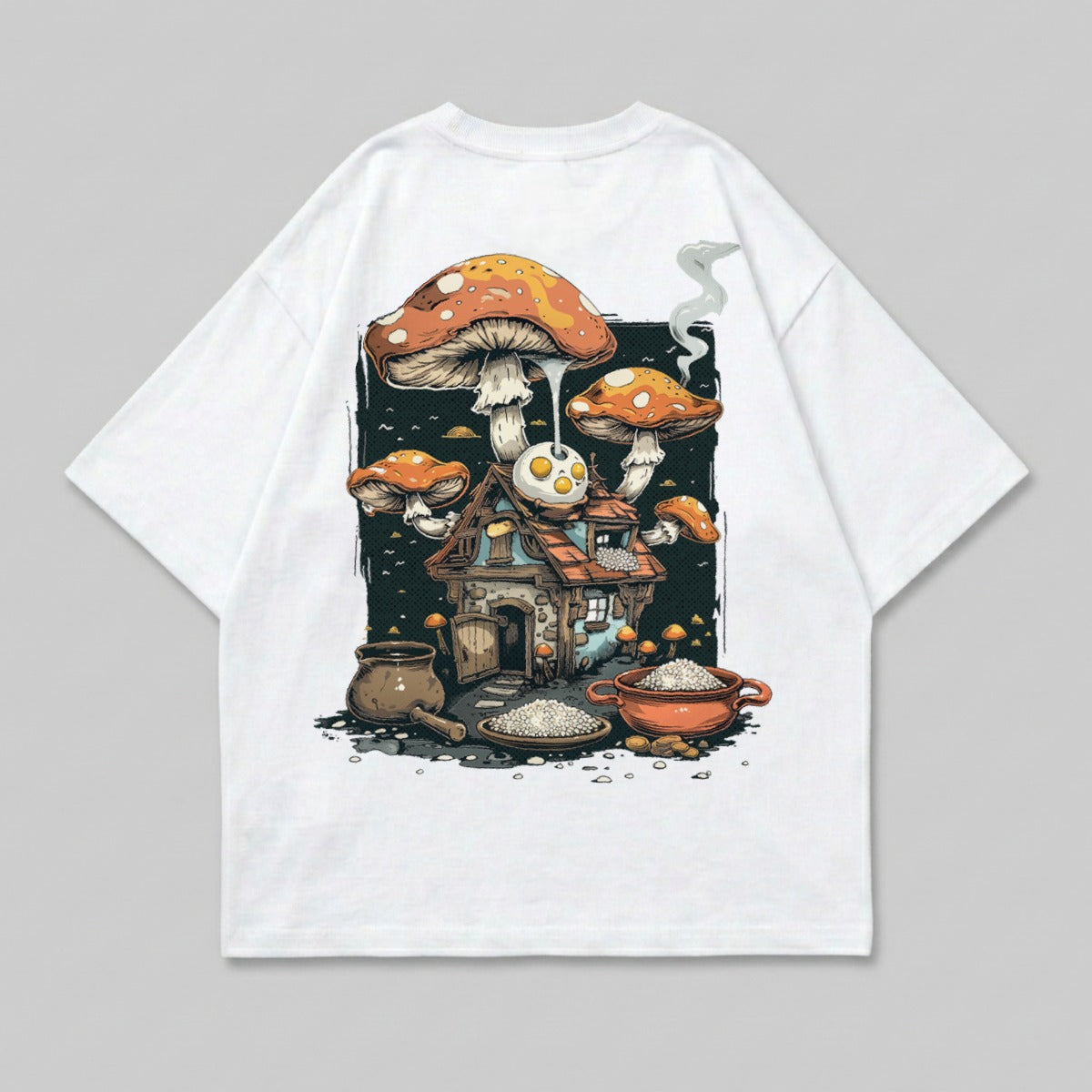 Enchanted Mushroom Village Fungi Cooking Art product type
Mushroom house, Fantasy art, Fungi illustration, Whimsical design, Enchanted forest, Magical cottage, Nature print, Cottagecore, Woodland art, Toadstool scene, Artistic graphic, Cozy imagery, Rustic fantasy, Dreamy landscape, Fairytale drawing, Mystical home, Kitchen elements, Rice bowl art, Botanical motif, Unique artwork