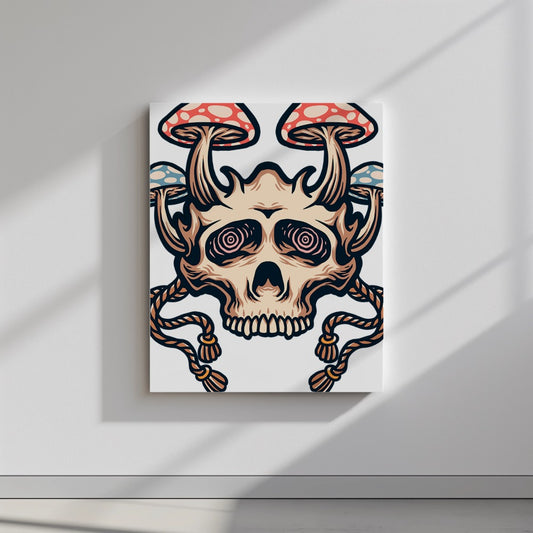 Quadro canvas mask-mushroom