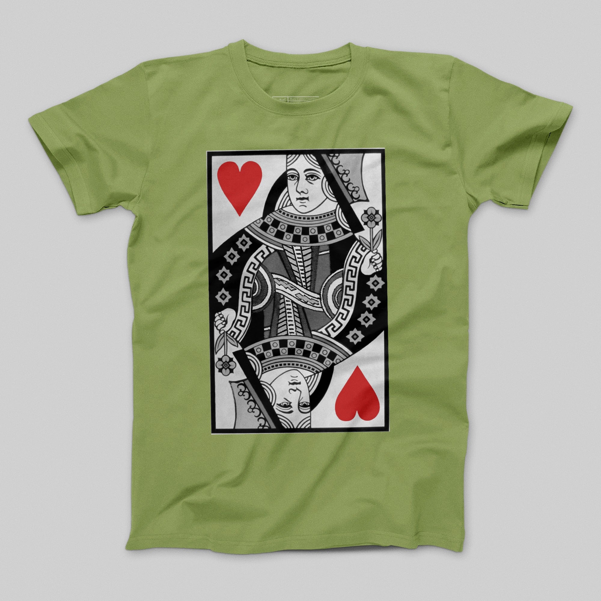 Playing Card Queen of Hearts Graphic T-shirt