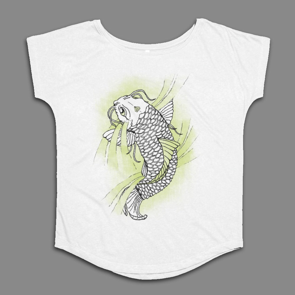 Artistic Koi Fish Graphic Short Sleeve Tee Product