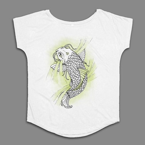 Artistic Koi Fish Graphic Short Sleeve Tee Product
