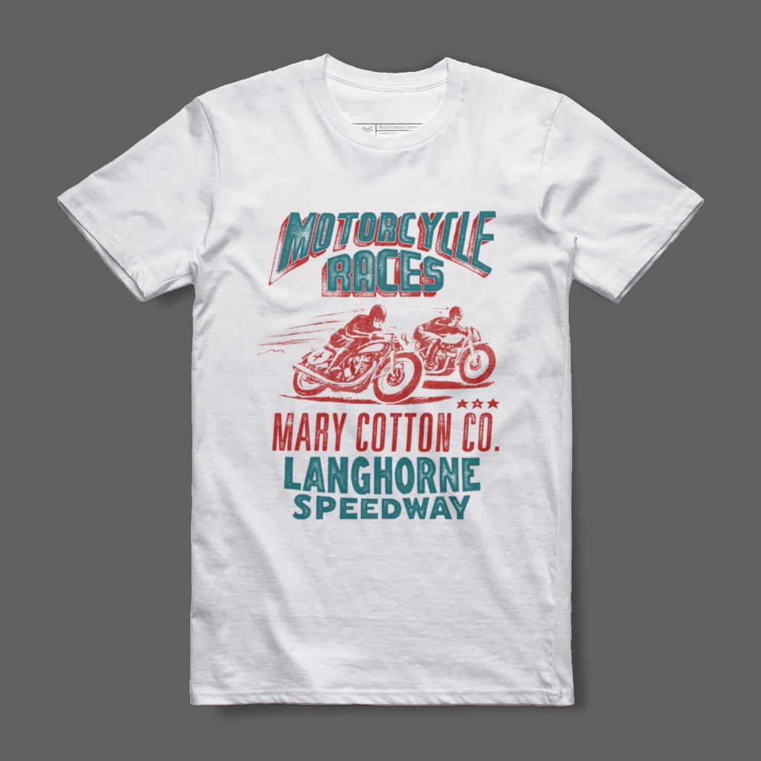 Vintage Motorcycle Races Graphic Tee
