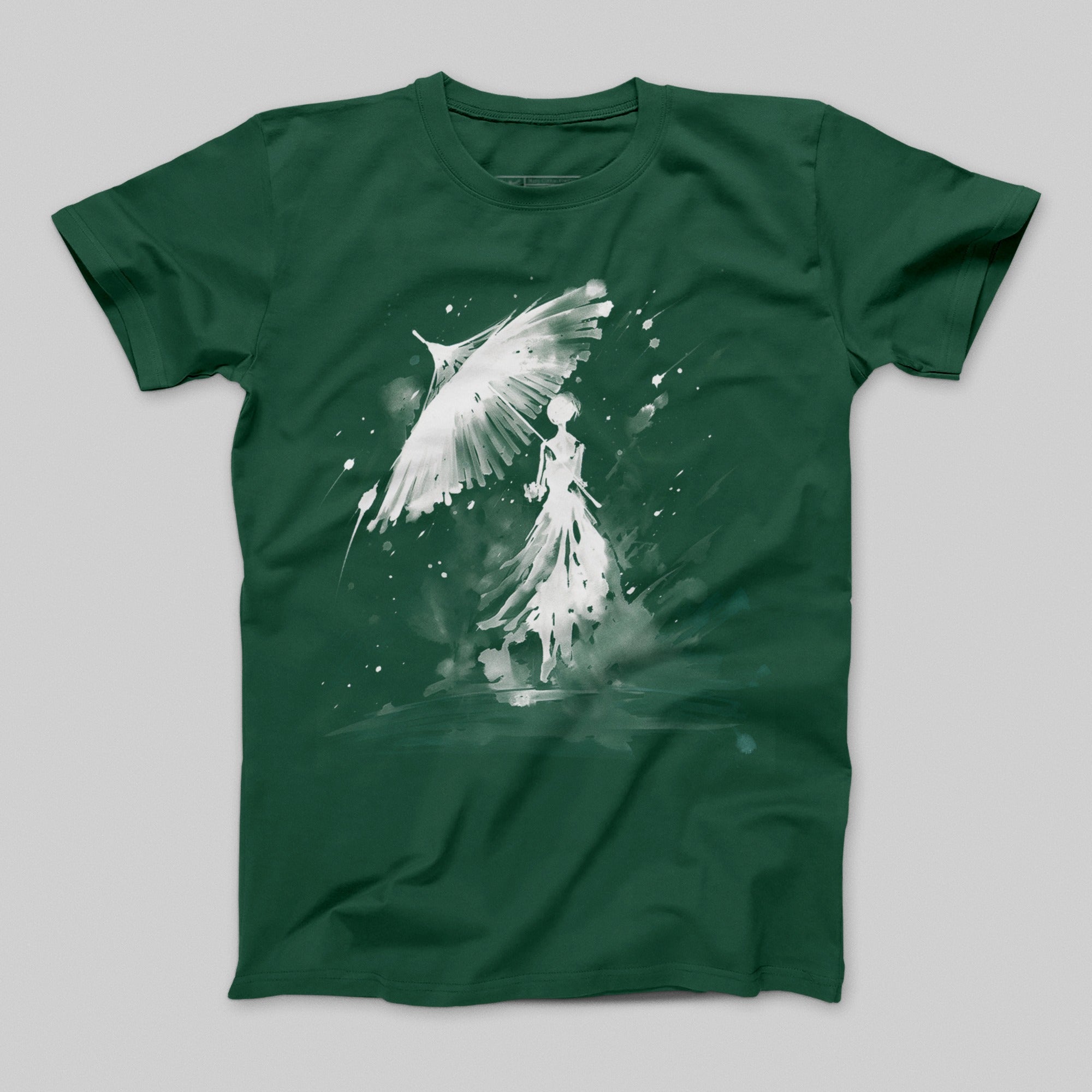 Enchanting Watercolor Fairy Art T-Shirt Graphic Design