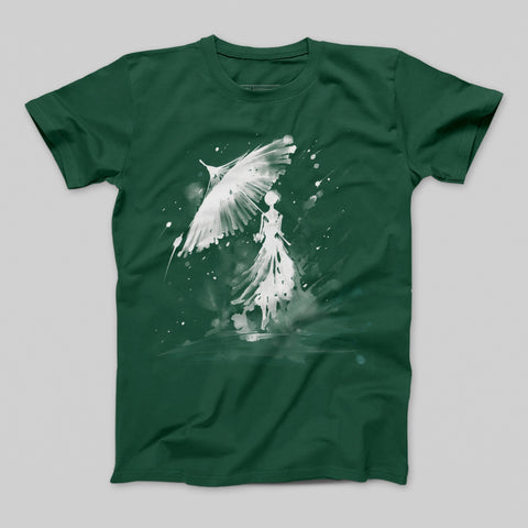 Enchanting Watercolor Fairy Art T-Shirt Graphic Design