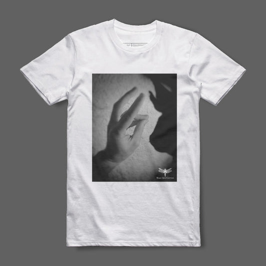 Artistic Hand Gesture Graphic T-Shirt Unique Design
