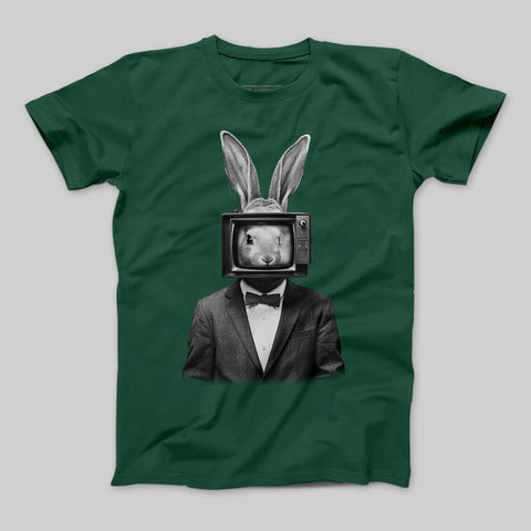 Bunny Suit TV Head Unisex T-shirt Graphic Tee
