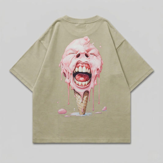 Distorted Scream Ice Cream Face Waffle Cone product type