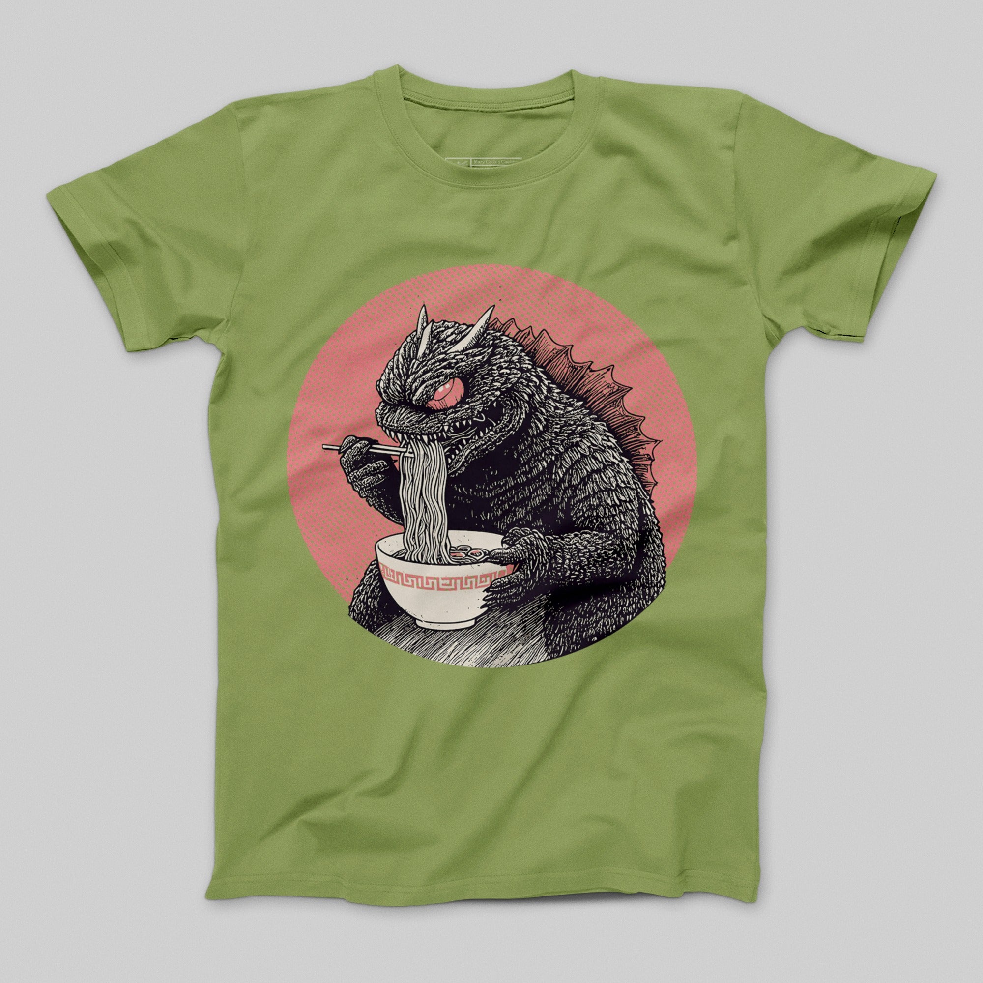 Ramen Eating Dragon Graphic Tee Unisex T-shirt
